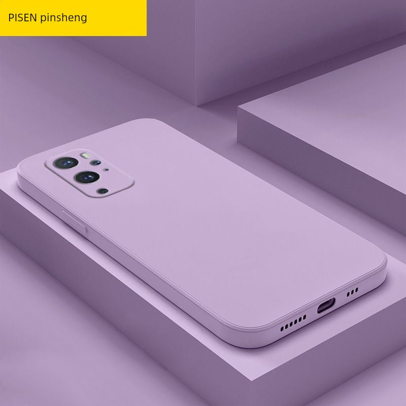 Pinsheng Applicable/OnePlus 9 Liquid Silicone Phone Case OnePlus 9RT Pure Color Stain-Resistant Soft Case OnePlus Ace Pro