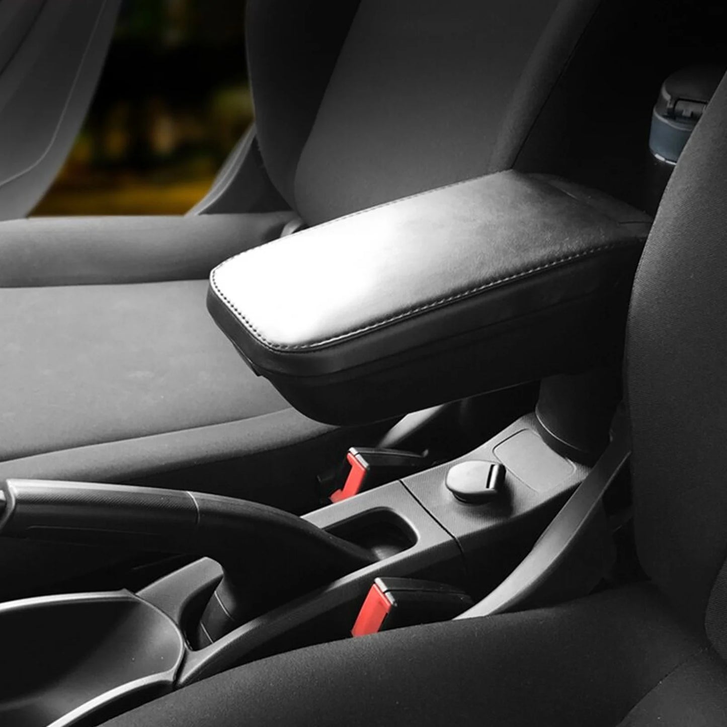 Central Armrest Box with Water Cup Holder Replacement for Mercedes Smart Fortwo Forfour 453 15-19