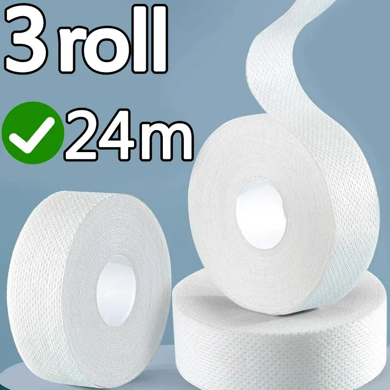 8-40m Collar Sweat Absorbing Pad Disposable Self-Adhesive Breathable Sweat Pads White T-shirt Neck Collar Hat Absorbent Sticker