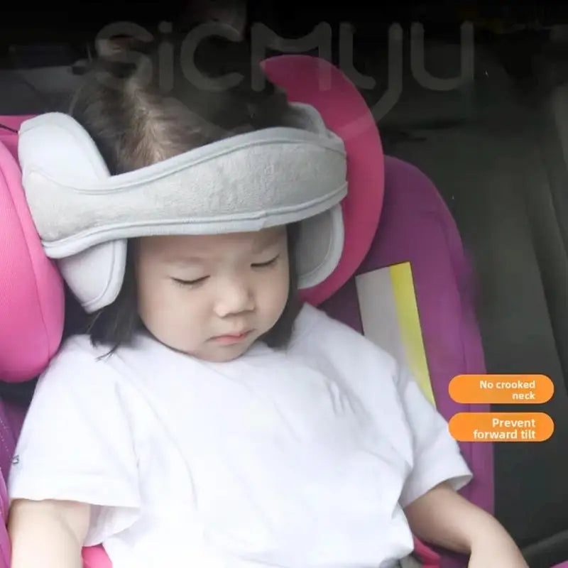 Child Car Safety Seat Head Fixed Strap Car Travel Protection Headrest Baby Seat Headrest Car Interior Sleep Assist Strap