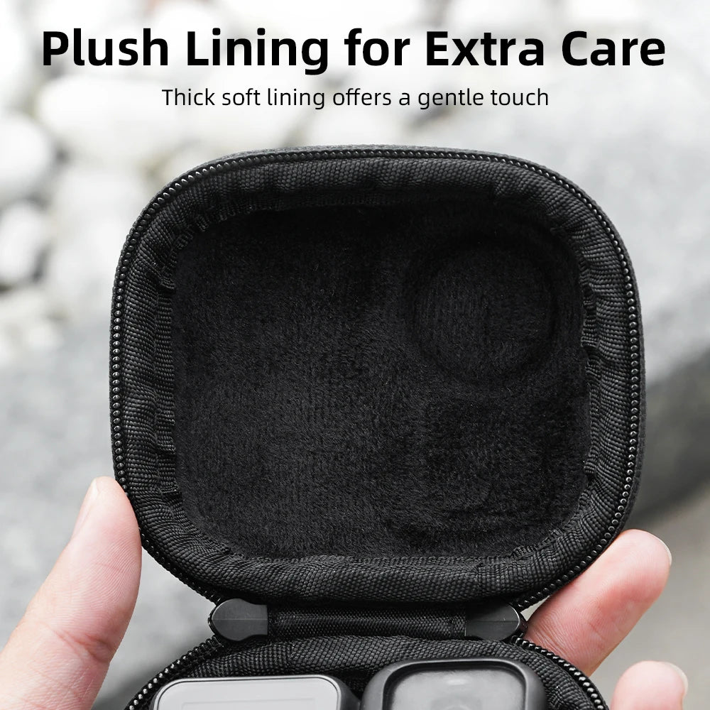 Flymile Storage Bag for DJI OSMO NANO Camera Mini Box Hard Shell Portable PU Carrying Case for DJI OSMO NANO Accessories