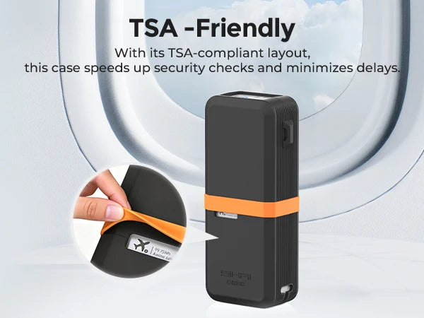 SIKAI Silicone Protective Case for Anker 300W 26250Mah PowerBank Travel-Friendly with Cable Storage Airplane Safe