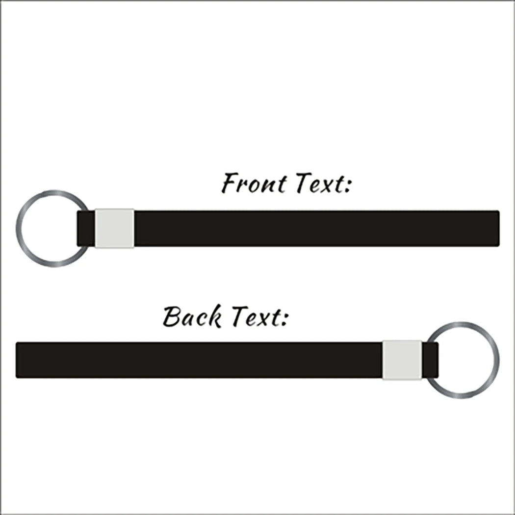 Custom Keychains Personalized Key Rings Llaveros Personalizados Customized for Events, Gifts, Backpacks, Awareness, Business