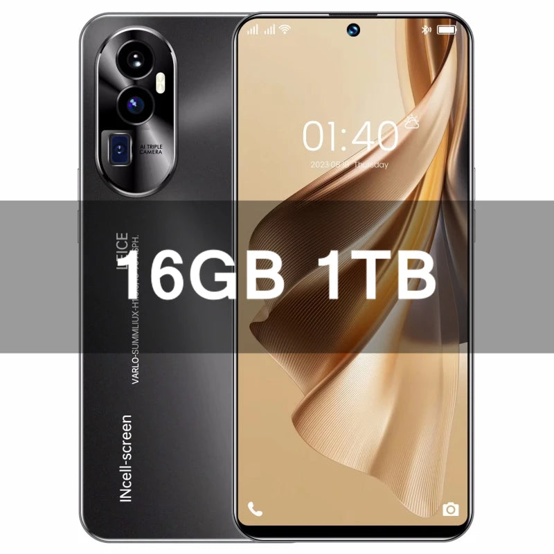 2026 Original Reno 10 Pro Phones Celular SIM Phone Unlocking Mobile Smartphone Qualcomm 8 Gen 2 Dua 5G 7.3 Android 16GB+1T AC6