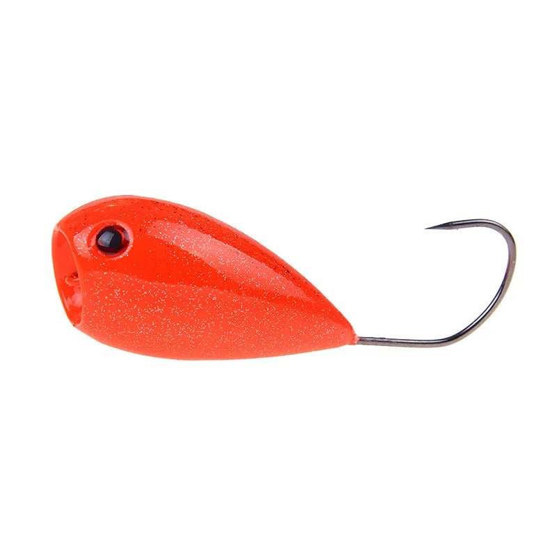 1Pcs/lot Big mouth 8cm 13g Popper Fishing Lure Crankbaits  Artificial Baits Croatian EGG Floating Hard Bait with Single Hook