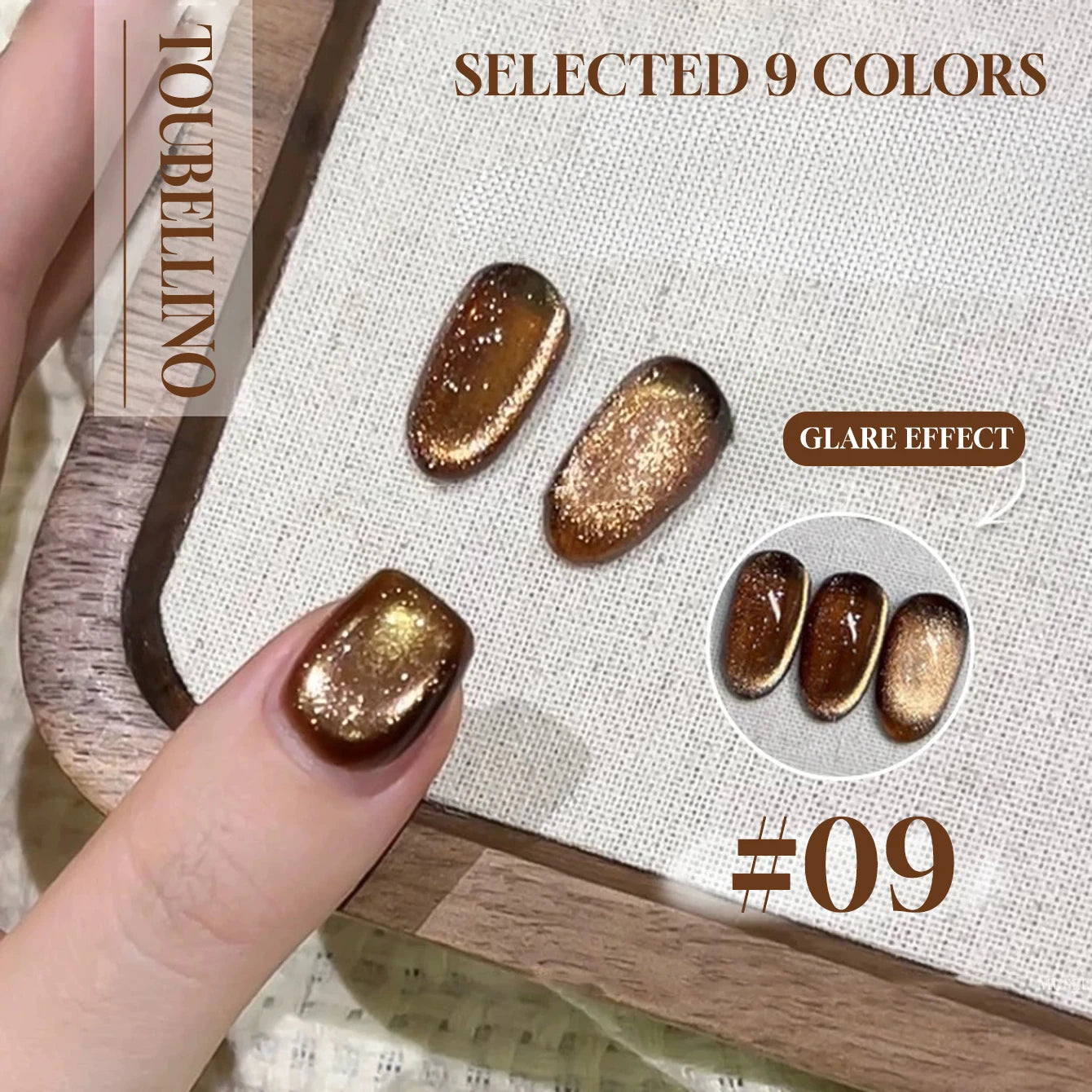 MIANEL 12ML 1-21pcs Emperor Green Cat Eye Gel Nail Polish Whitenning Nails Green Nails Suitable For Nail Salons Nail Supplies