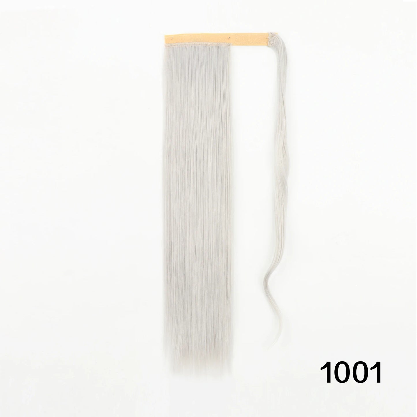 MERISIHAIR Synthetic 22 34 inches Long Straight Ponytail Extensions Heat Resisting Ponytail Brown Blonde Hair Women