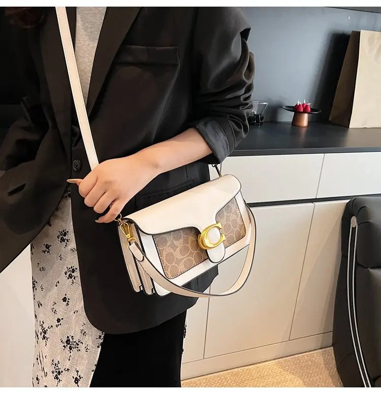 2026 Luxury Designer Diaper Bag: Large Capacity Vintage Leather Tote For Women, Elegant Classic Trendy Handbag With Paris Logo