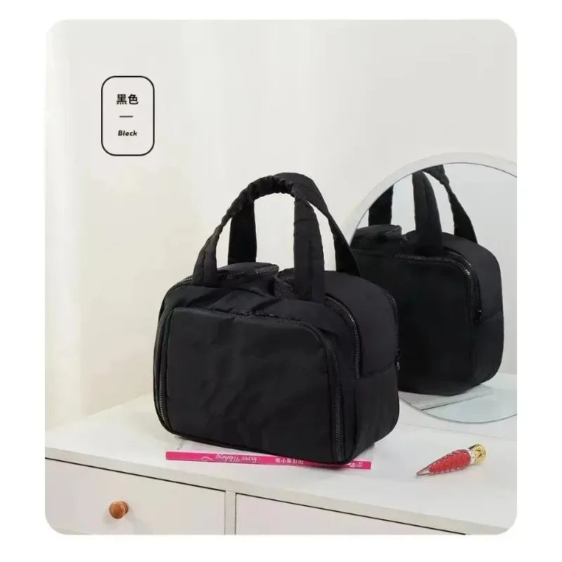 2026 femmes Y2K, sac à main en nylon écologique pliable, sac à bandoulière simple grande capacité Commuter bag