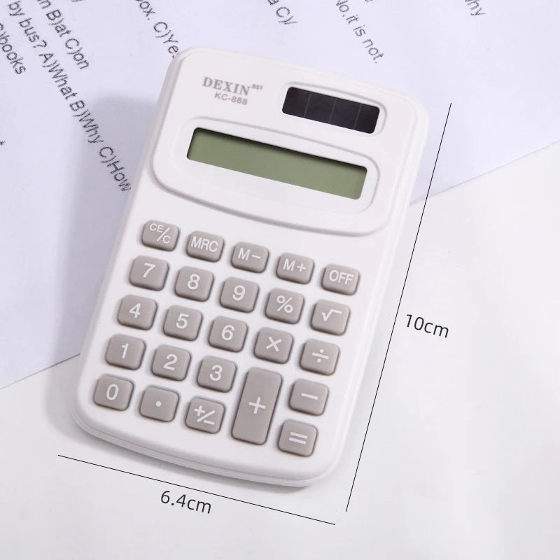 Cartoon Mini Calculator, High Appearance Level Fresh Cute and Fashionable Portable Calculator on The Palm