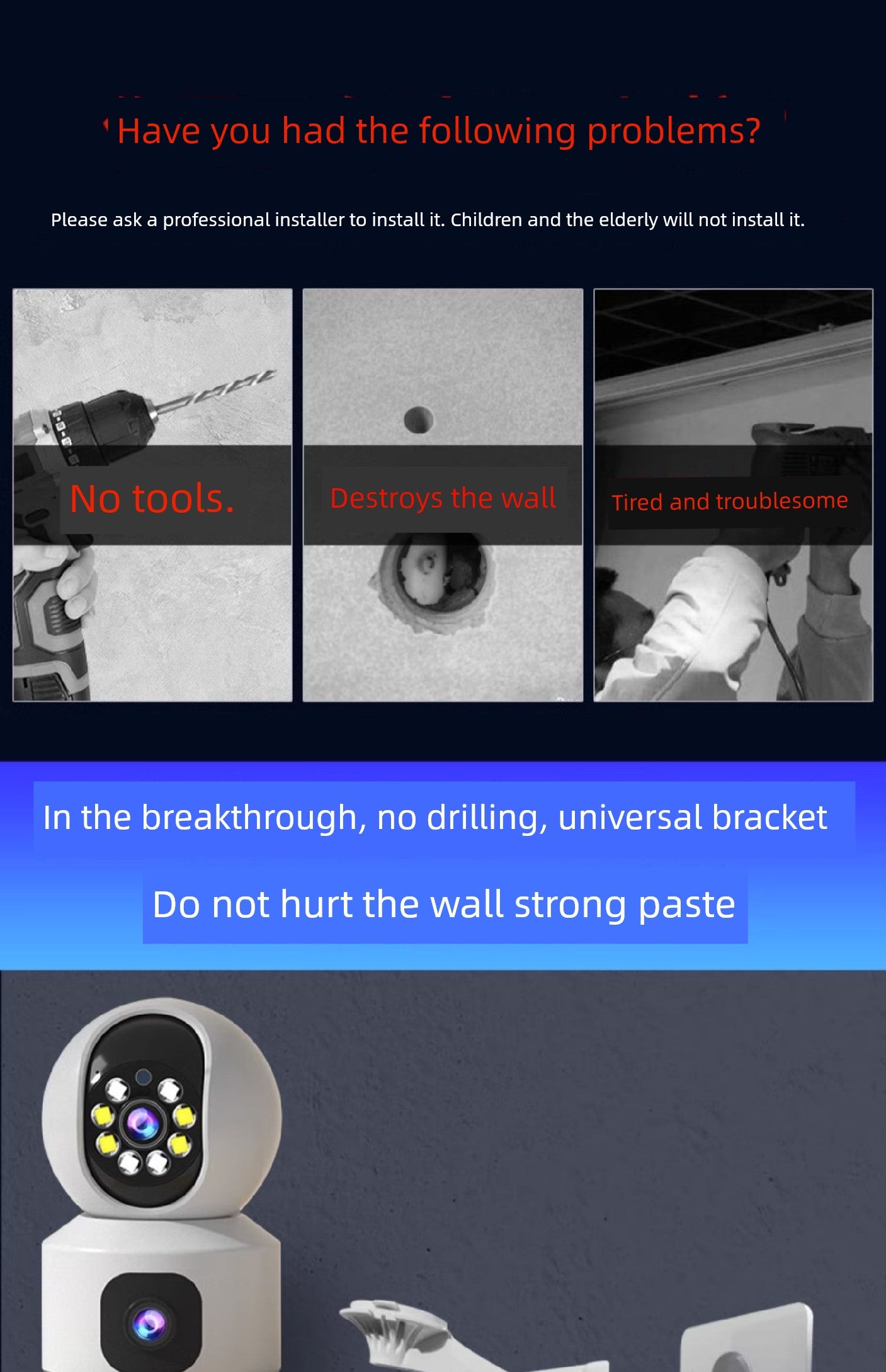 HD Indoor Smart Webcam without Dead Angle