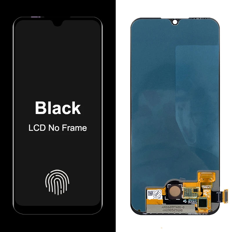 Super AMOLED Mi A3 Screen Replacement, for Xiaomi Mi A3 M1906F9SH Lcd Display Digital Touch Screen with Frame for Xiaomi Mi CC9e