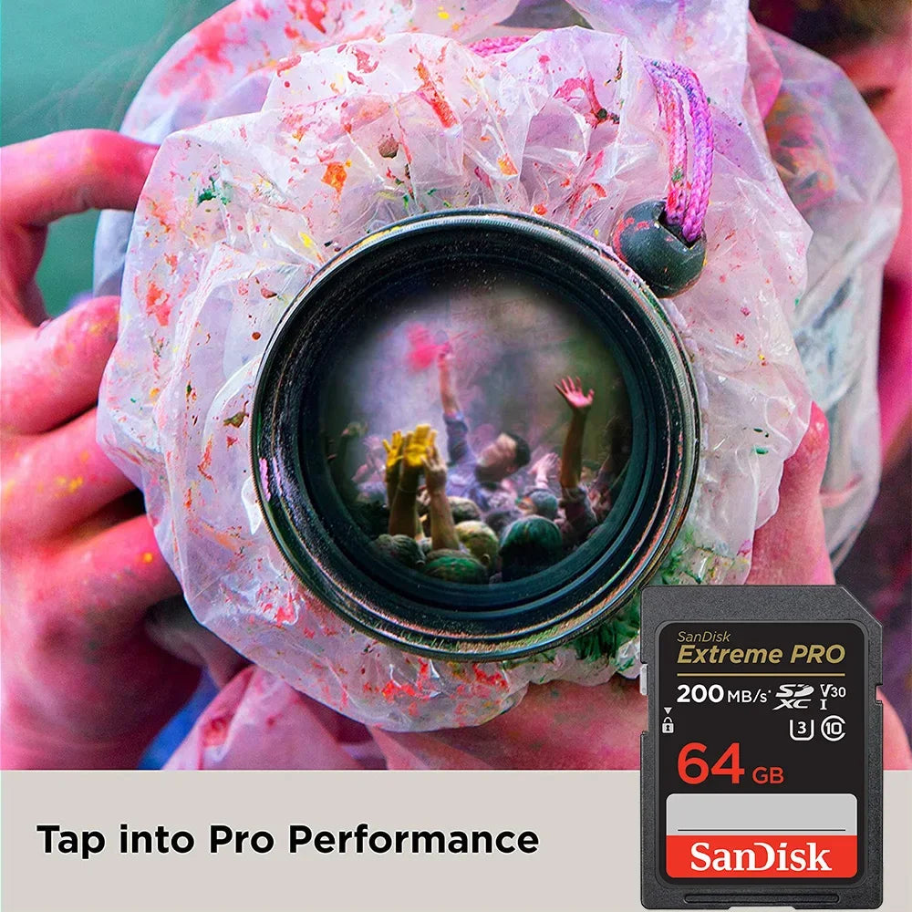 Original Extreme PRO U3 4K 6K 8K C10 V30 V60 V90 SDHC Memory Card SD UHD Video SDXC sd Card UHS-I UHS-II for SLR 3D Canon Camera