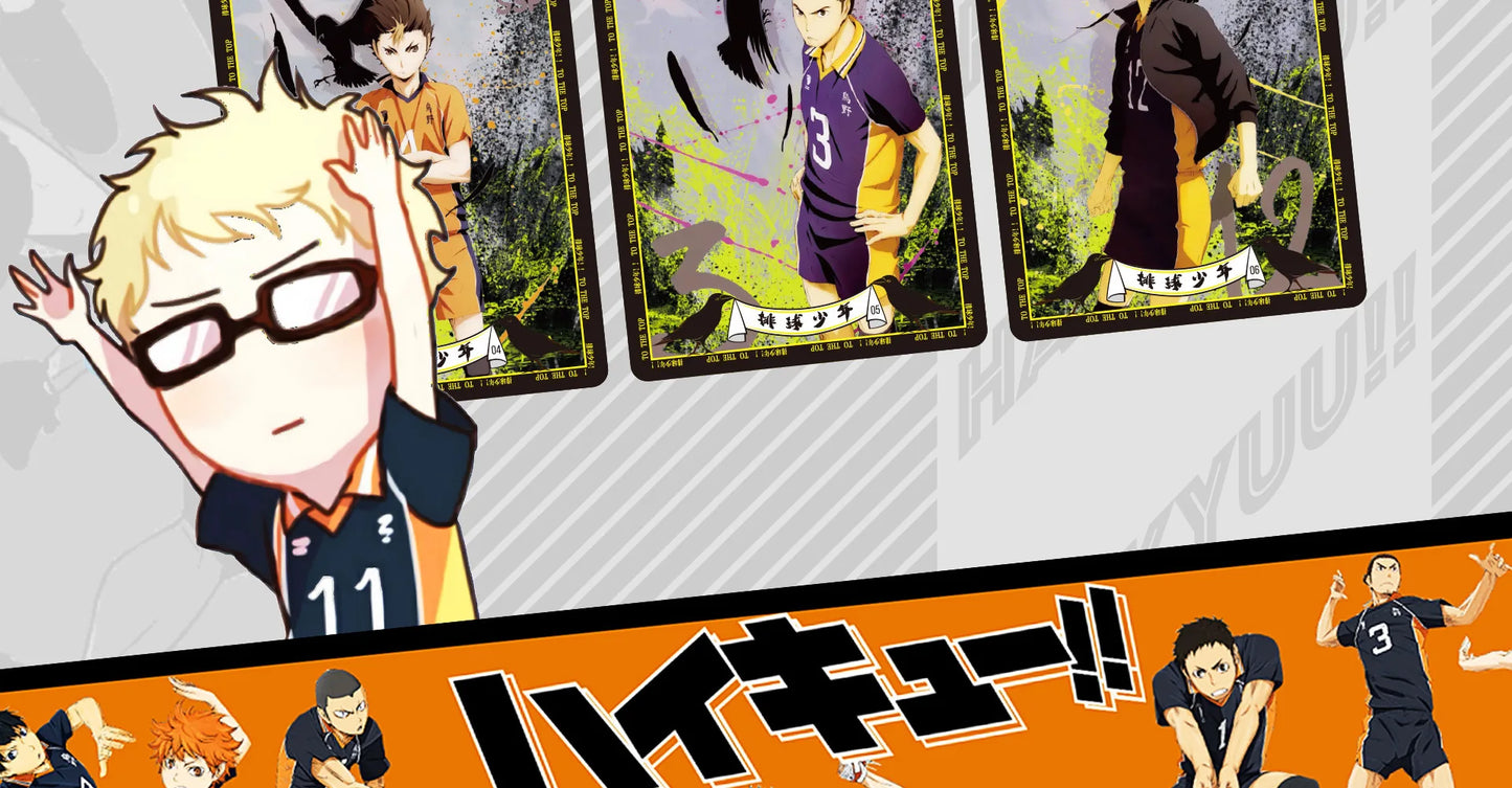Haikyuu CardsThe Junkyard Showdown Is Coming Hotly with A Passionate Opening Classic Collectible Card Toys and Gifts