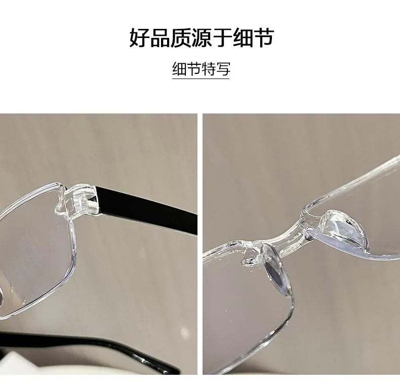 Smart Zoom Reading Glasses Anti Blue Light Presbyopia Glasses For Men Women Adjustable Focus Light Lightweight Reading Glasses