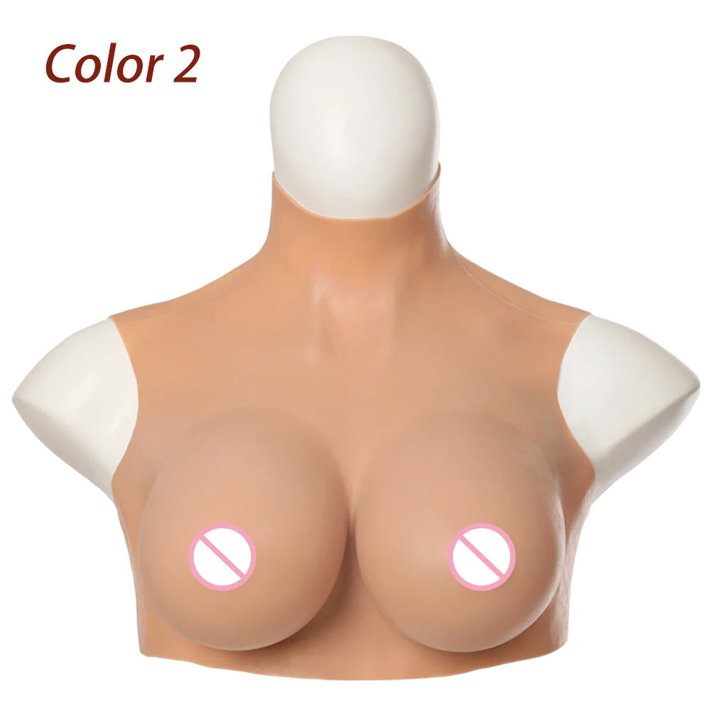 Realistic Silicone Breast Forms Artificial Fake Boobs for Crossdresser Shemale Drag Queen Transgender Cosplay