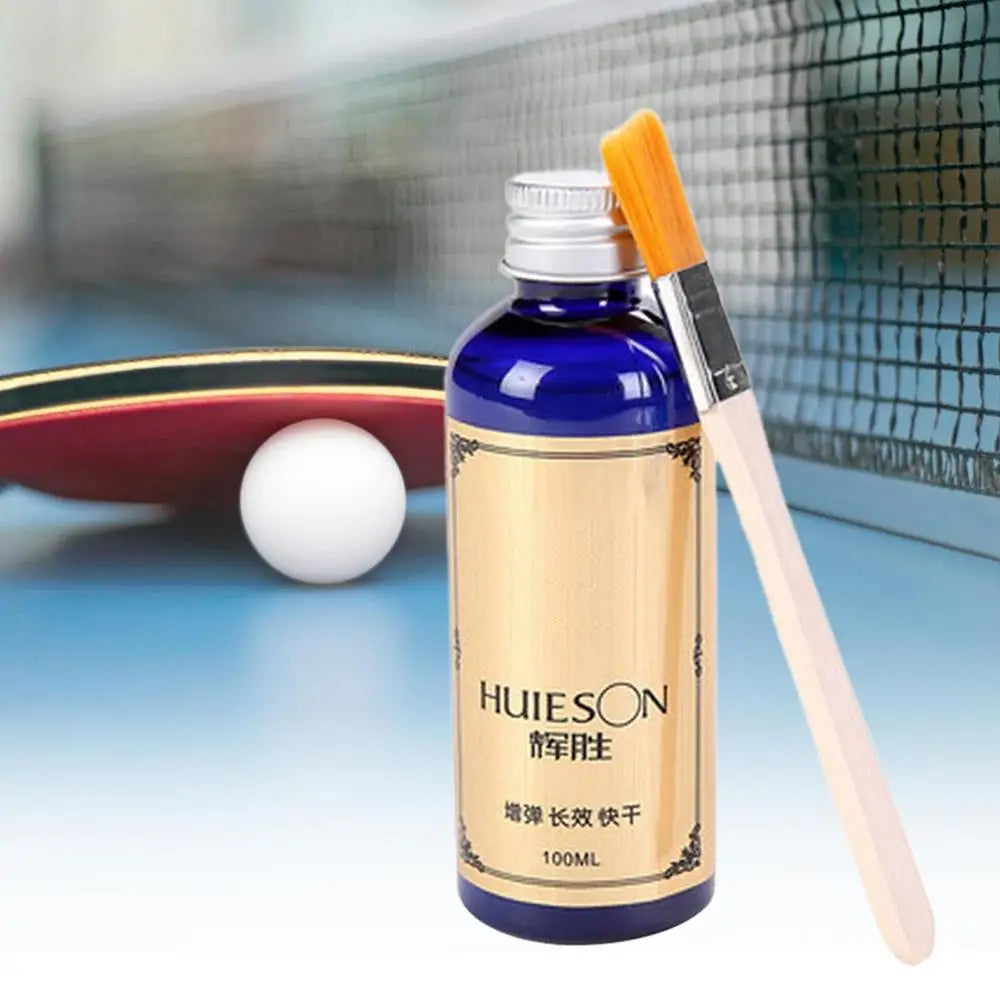 Professional 100ml Speed Liquid Super With Special Brush Pingpong Racket Rubbers Table Tennis Glue For School gym Accessories