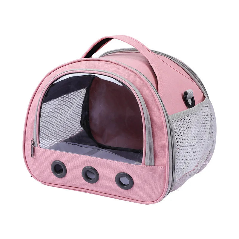 Cat bag, convenient for going out, pet dog, hamster, hedgehog, travel backpack, convenient outdoor bag bird mouse guinea pig bag