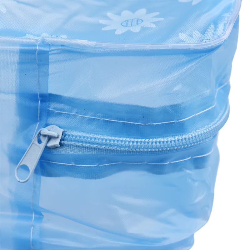 PVC Travel Transparent Cases Clothes Toiletries Storage Bag Box Luggage Towel Suitcase Pouch Zipper Cosmetic Organizer Bags