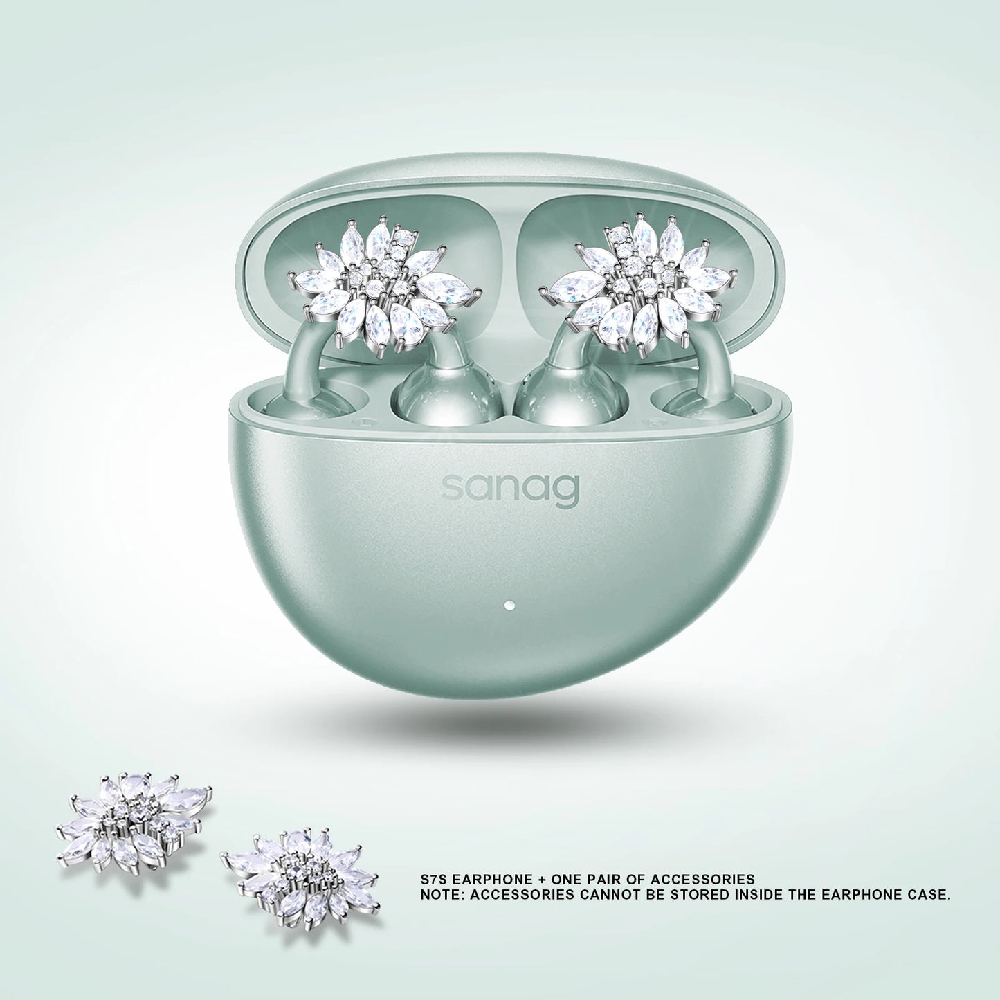 Sanag S7S AI Open Ear Clip on Headphones HiFi 3D Stereo Sound Quality AI Assistant Wireless Bluetooth Earphones APP EQ Setting