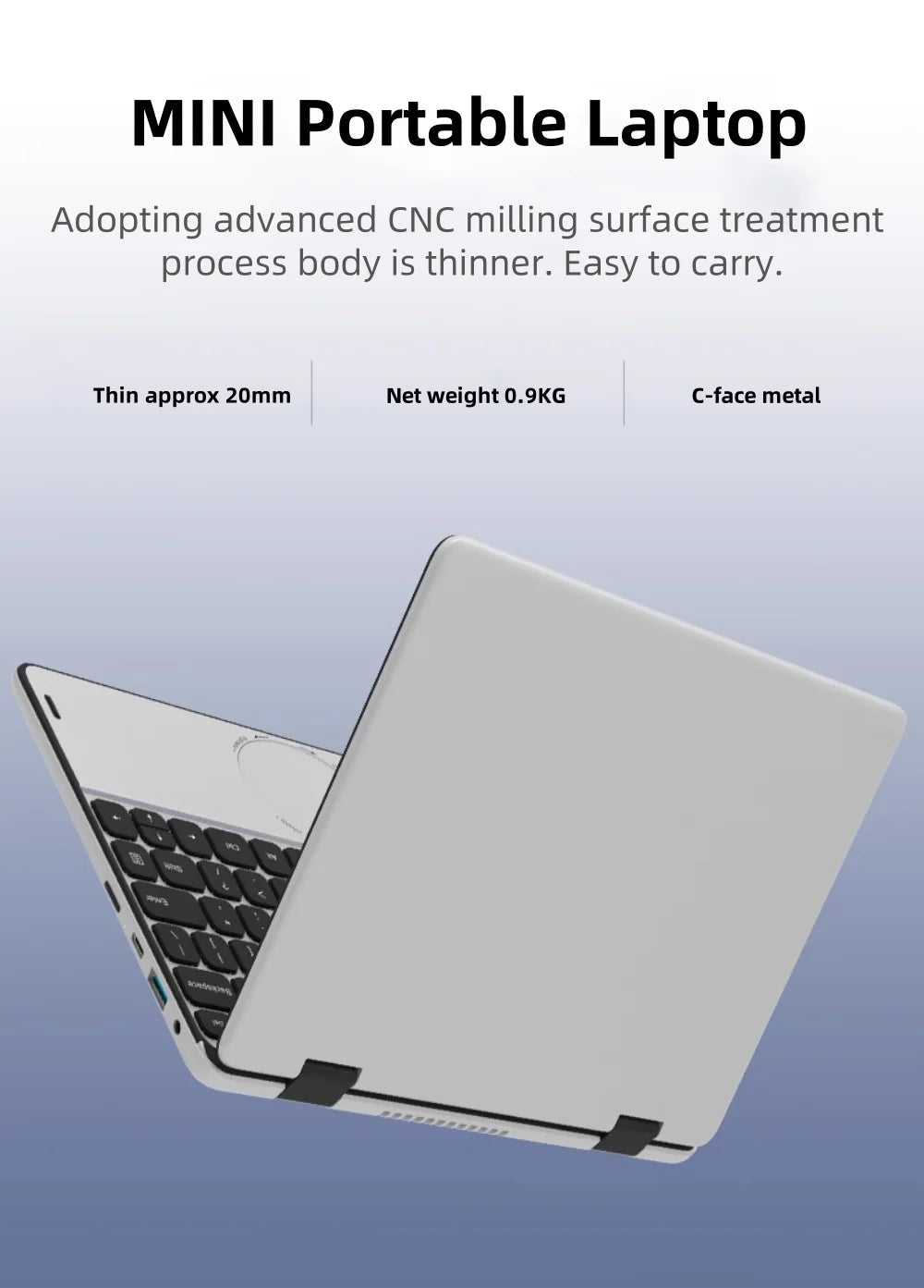 Green 2025 New 11" Touch Screen Intel Celeron N100  4 Core 4 Thread 3.4GHz  Laptop PC Cheap Win 11 Laptops Computer For Business