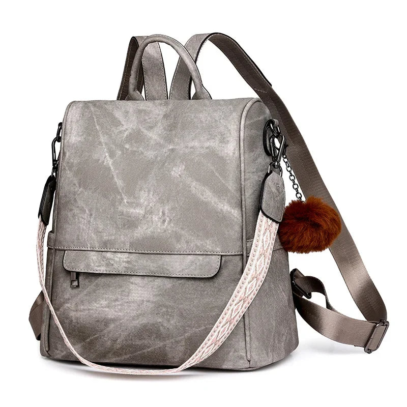 Womens Purse pu Leather Backpack Purse for Women Fashion Backpack Ladies Designer Ladies Shoulder Bags for Travel College Work