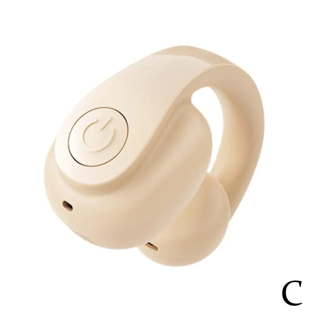 Wireless Ear Clip On Earphone Bluetooth-Compatible 5.4 Sports Earphones Strong Battery Life Clip On Headphone For Running D2W2