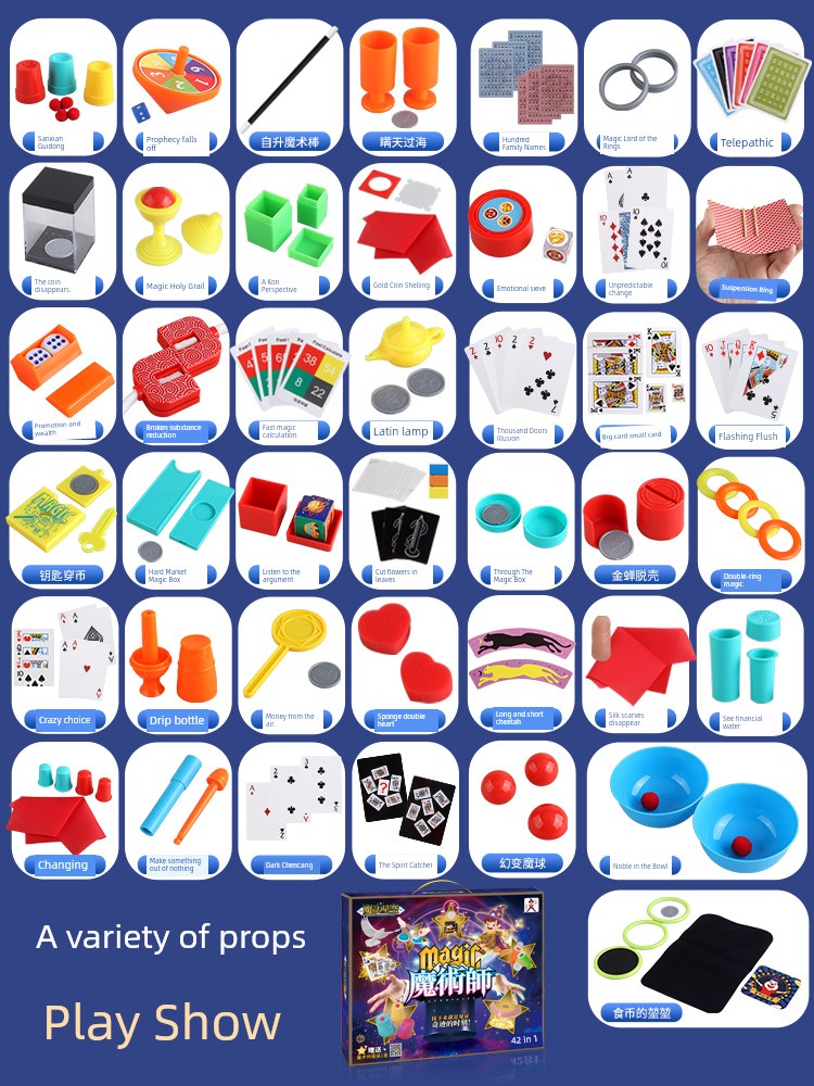 2025 Boy's Toy Hot Online Red Girl Magic Props 7 Children's Birthday Gifts Primary School Students over 6 Years Old