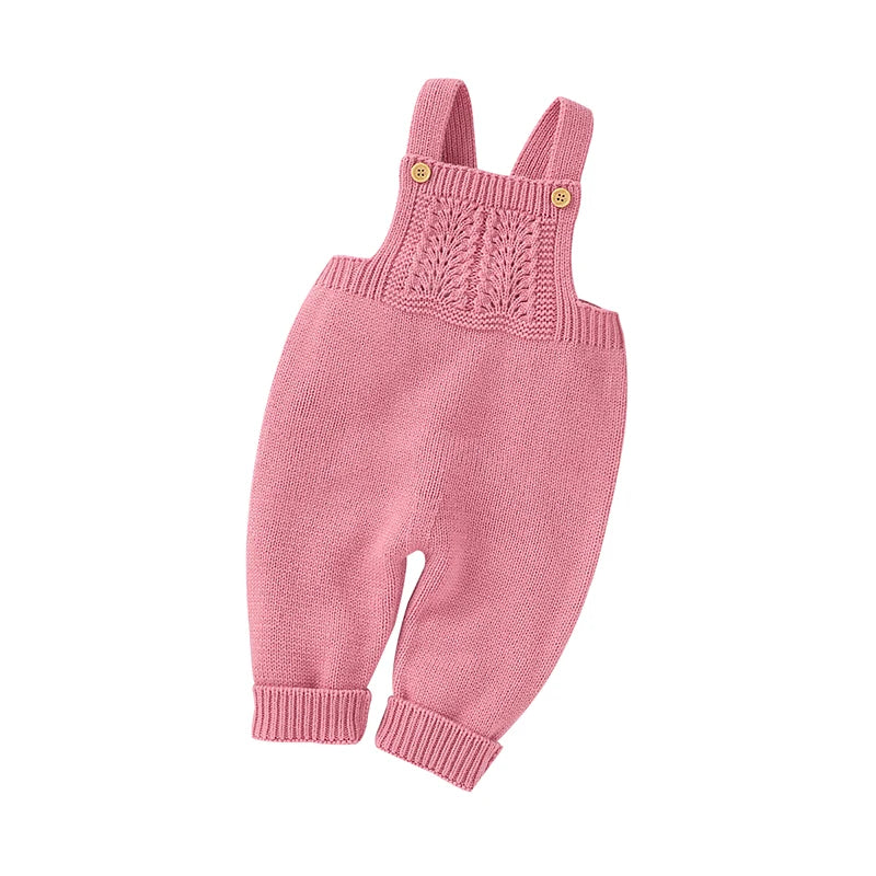 Baby Romper Set Knit Autumn Newborn Girl Boy Long Sleeve Coat Jumpsuit Outfit Hat 3PC Fashion Solid Infant Clothing Suit Sweater