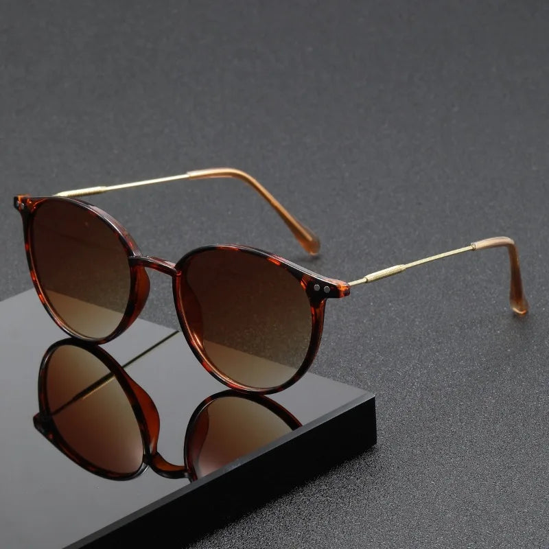 2 Pairs Set Small round Sunglasses Cute Skinny Cat Eye Vintage Narrow Cateye Unisex Eyewear for Women And Men