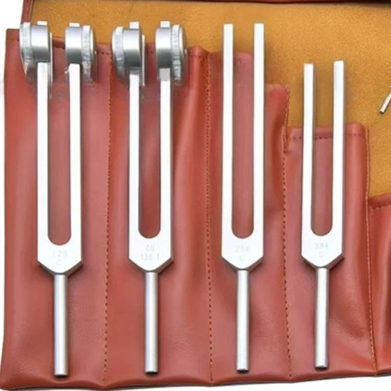 Diapason Tuning Fork Full Set Healing Chakras Tuning Forks Meditation Aluminum Alloy Forks Sound Therapy Percussion Instruments