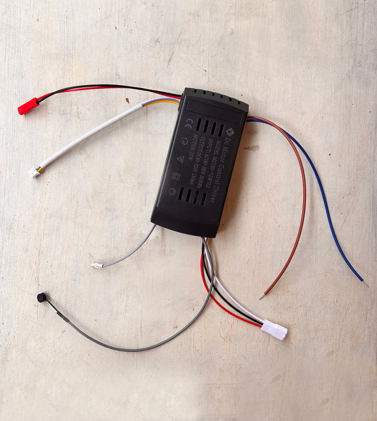 Driver Fit for Fan Kit Replacement Remote Control DC 6 Speeds Ceiling Fan Light Input 90-220V Transformer