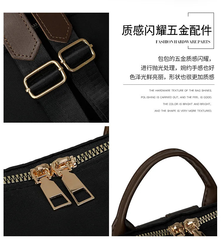 Quilted Embroidery Backpack For Women 2024 New Korean Style Versatile Large Capacity Water-Resistant Leather Shoulder Bags