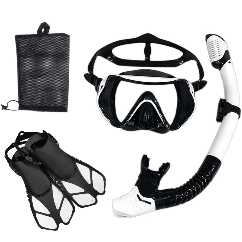 Snorkeling Scuba Diving Mask Free Diving Goggles Silicone Skirt Panoramic Dive Mask For Adults Swimming Snorkeling