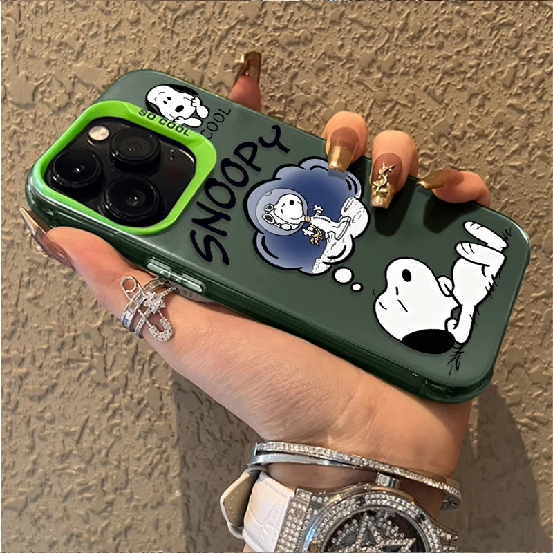 Anime Funny Dog Cool S-Snoopy Hard Phone Case for Xiaomi Redmi Note 15 14 13 12 10 9 Pro Plus 4G 5G 12S 11S 10S  9S Matte Cover