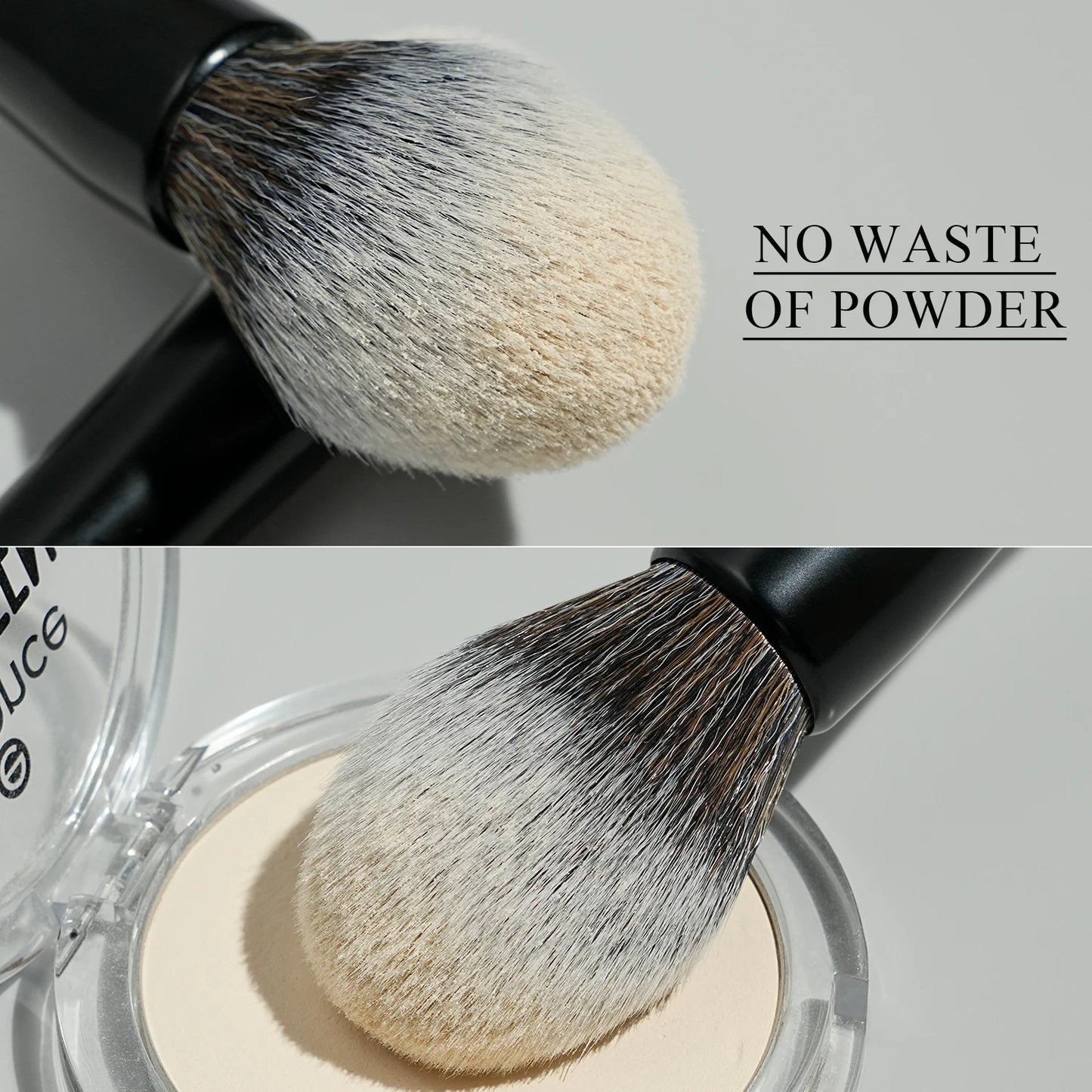 BEILI Dual-ended Makeup Brush Set Professional 12 Pcs Vegan Contour Foundation Powder Eyebrow Bronzer Brushes Cosmetics Kit