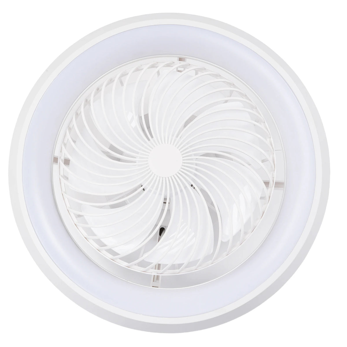 360 Degree Enclosed Circular Fan Light with Remote Control, 3-color Light, Ceiling Light for Living Room, Bedroom, Dining Room