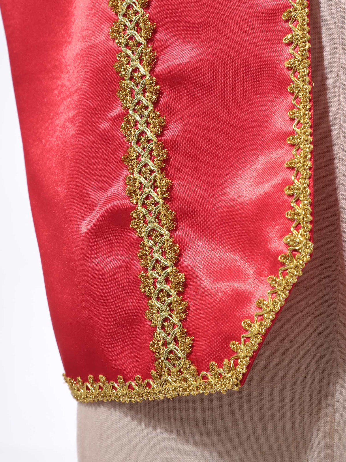 Kids Girls Boys Medieval Steampunk Costume Arabian Prince Sleeveless Golden Trim Waistcoat Vest Halloween Cosplay Fancy Dress Up