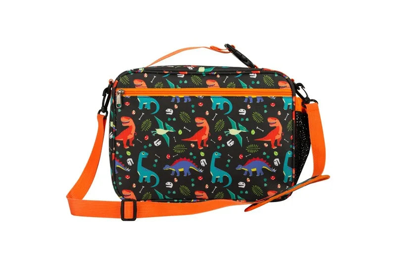 2025 New Cute Cartoon Kids Bento Lunch Bag Unicorn Print Reusable Lunch Box Double Insulated Waterproof for Children 3Years+