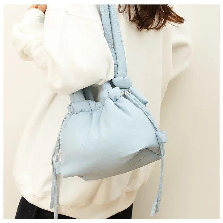 Super Cool Simple Versatile Handbags for Women 2025 Casual Hot Sale Colorful Nylon Small Square Shoulder and Crossbody Bags