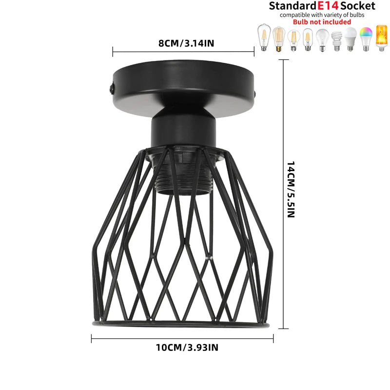 Aisle Lights Entrance Hallway Lights Modern And Simple Iron Art Living Room Bedroom Stair Lights Cloakroom LED Ceiling Lights