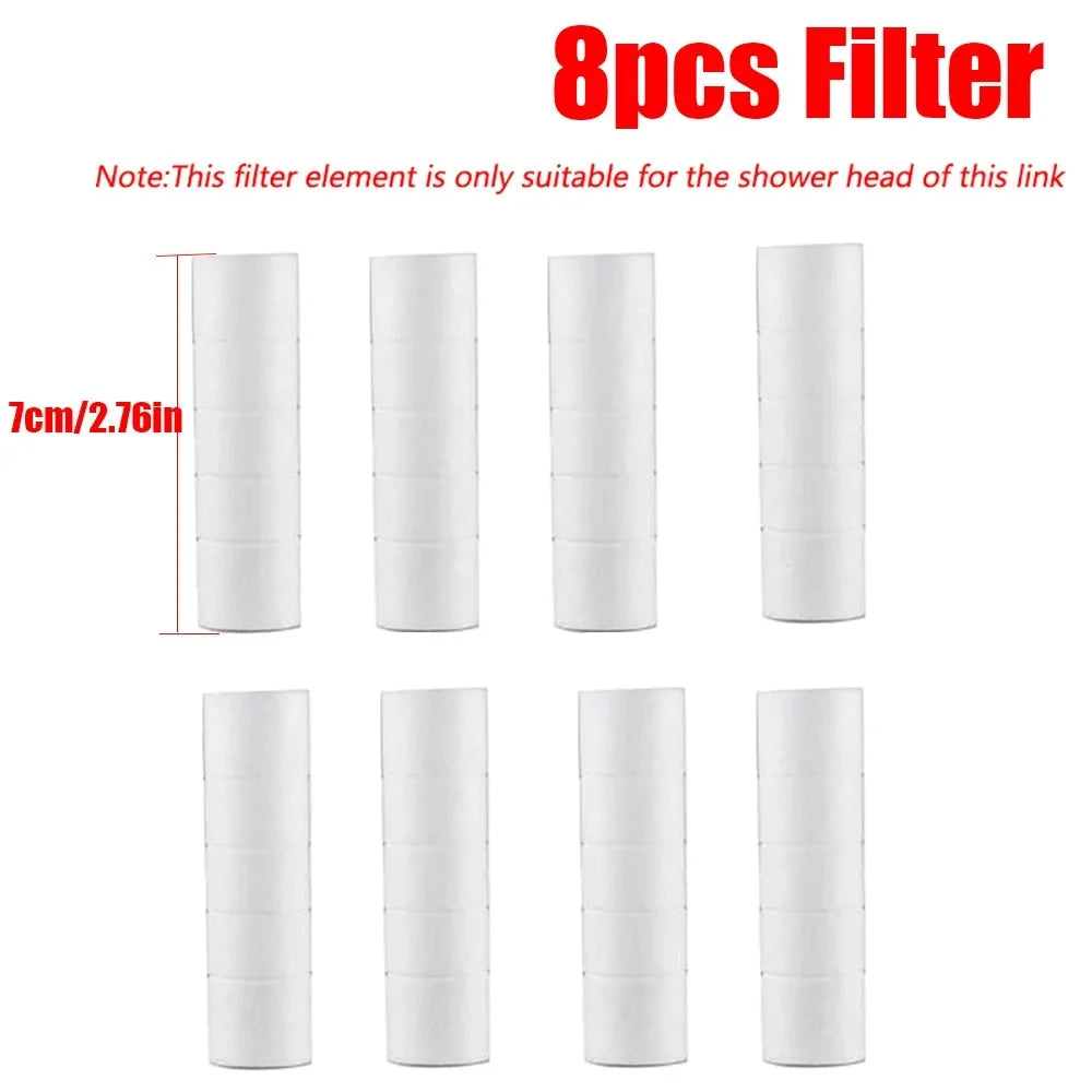 1PC 3 Modes Handheld Filtered Shower Head Hard Water Filter Showerhead Powerful High Pressure Showerhead with On-Off Switch