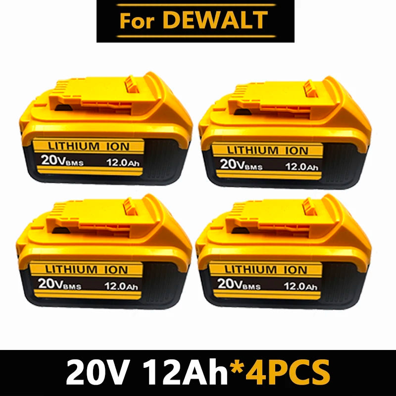 Original for DeWalt 6Ah/8Ah/12Ah 20V battery replaceable DCB184 DCB200 DCF892 DCF845 DCF850 DCF911 DCD800 DCD805 Tools Battery