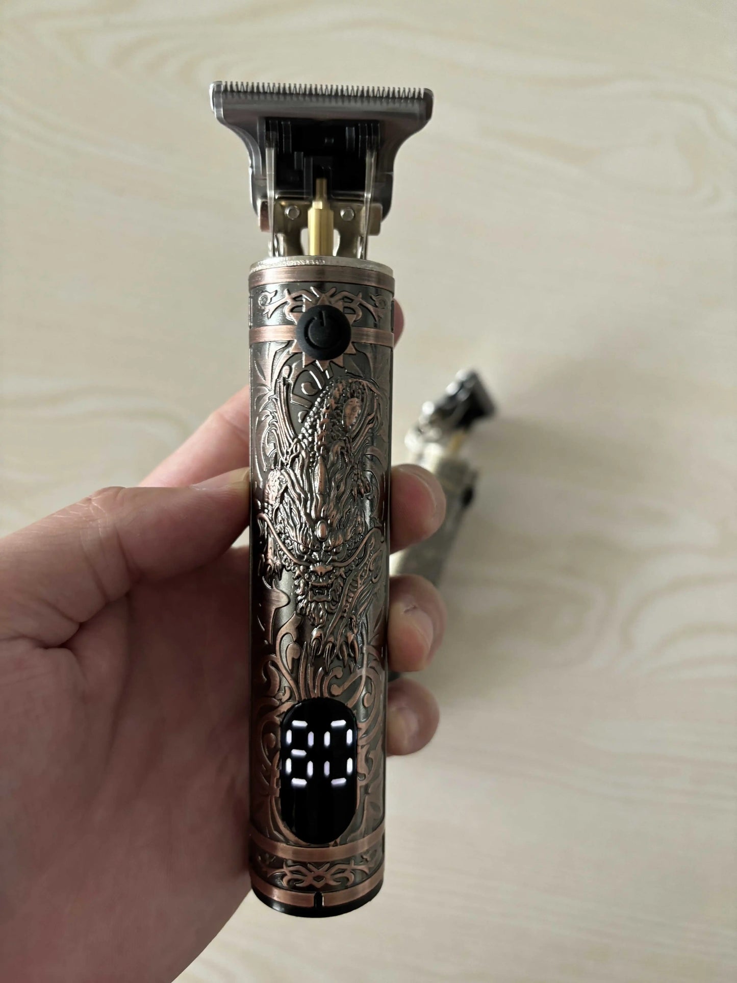 T-Blade Hair Clipper for Barbers - USB Rechargeable, Cordless Design, Precision Beard and Hair Trimming, Professional Engraving