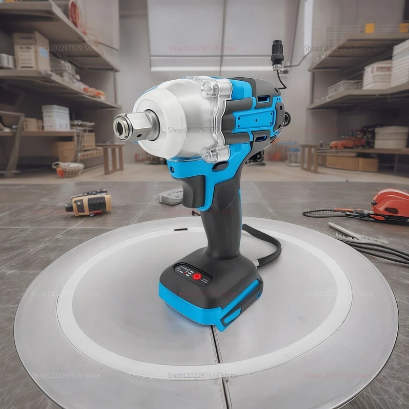 Wireless Impact Wrench Cordless Brushless Electric Power Tool High Torque Rechargeable Handheld Tool for Repair Construction