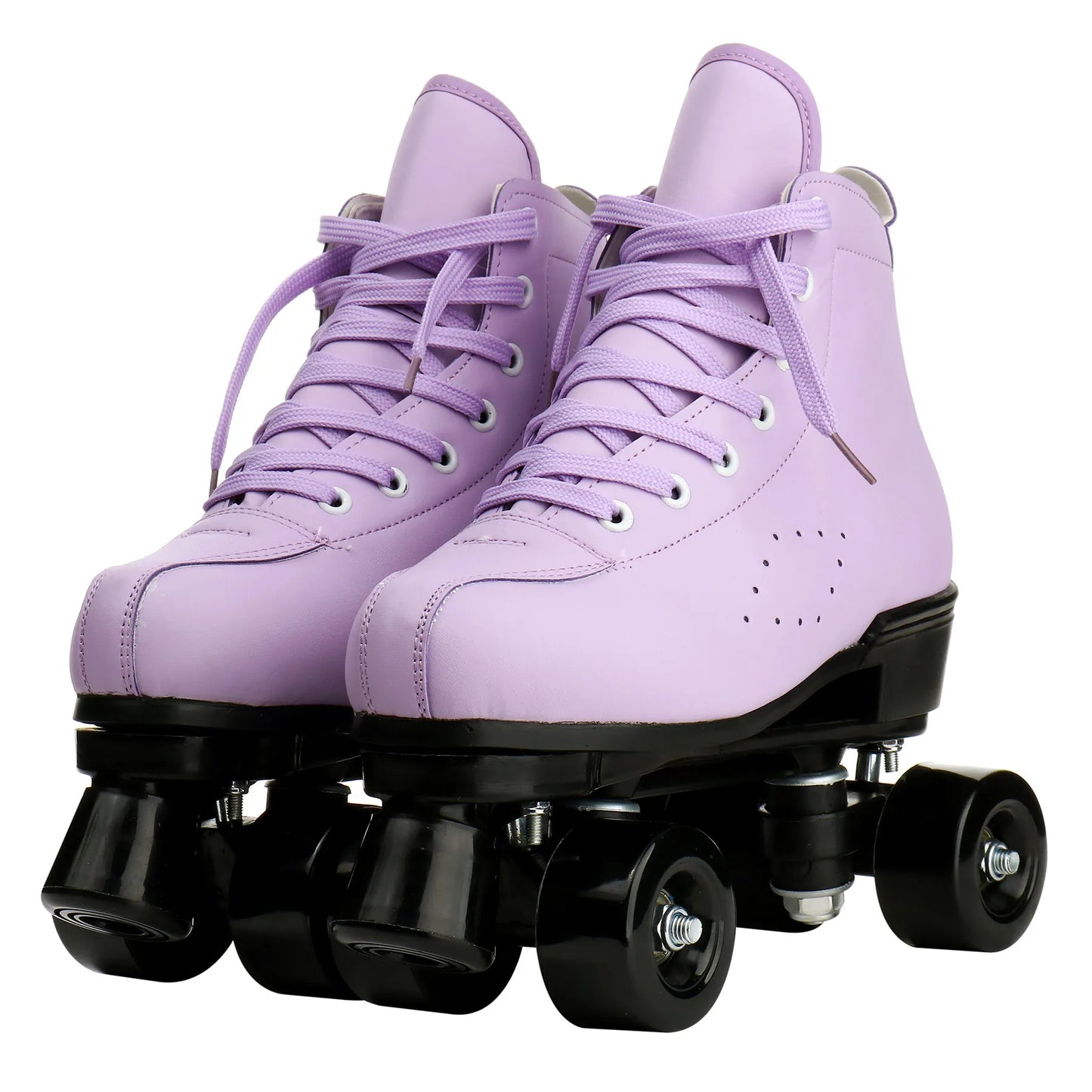 2025 Double-Row Roller Skate Shoes  4 Wheels Skates For Women Men Outdoor Sport Skating Training Quad Sneakers Size 34 35 36-45