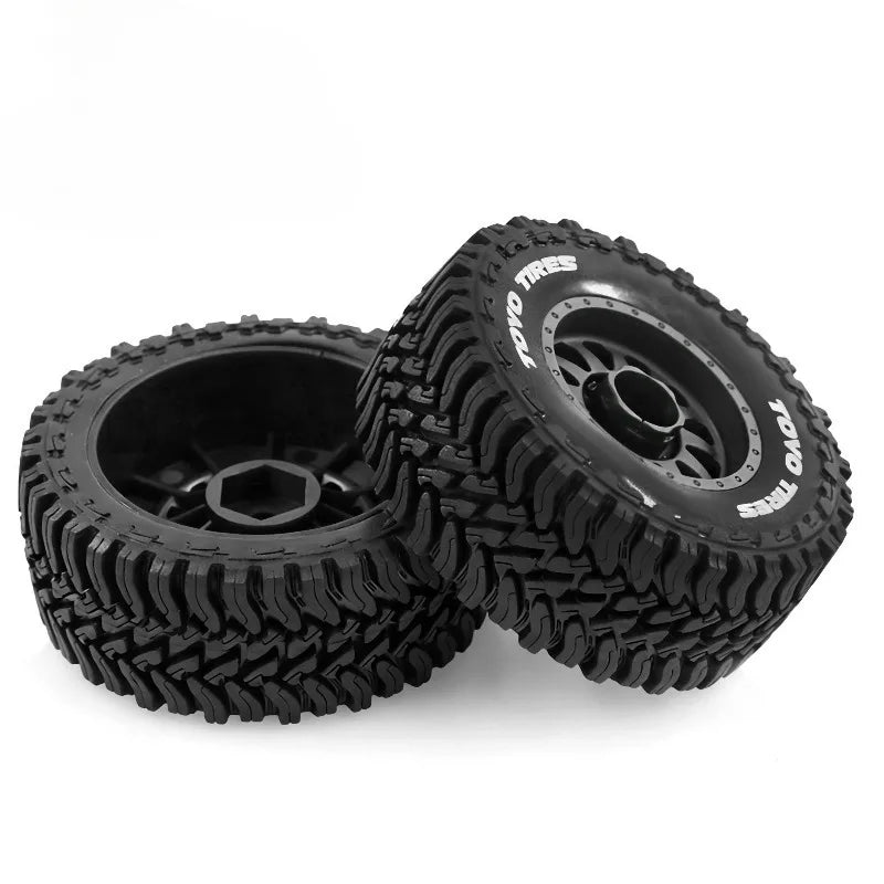 FOR 1/14 1/16 Racing Truck Tires Rubber Tyres 12mm Hex for RC Car ARRMA MOJAVE HPI HSP Tamiya MJX 14211 HBX 3100a Q130c SCYWltoy
