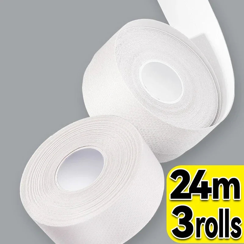 8/40M Hat Shirt Collar Anti-dirty Grime Protector Fixing Sticker Self-adhesive Disposable Tape Rolled Sweat-absorbent Tape