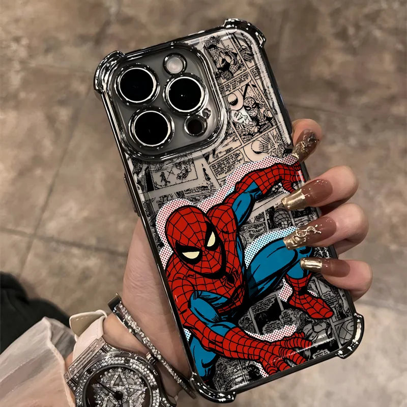 Cool Hero Spiders-man Phone Case For Huawei Honor X6d 600 x8d X5c X7d Magic7 Play10 400 X9d X6c Pro Lite 4G 5G Anti Fall Airbag
