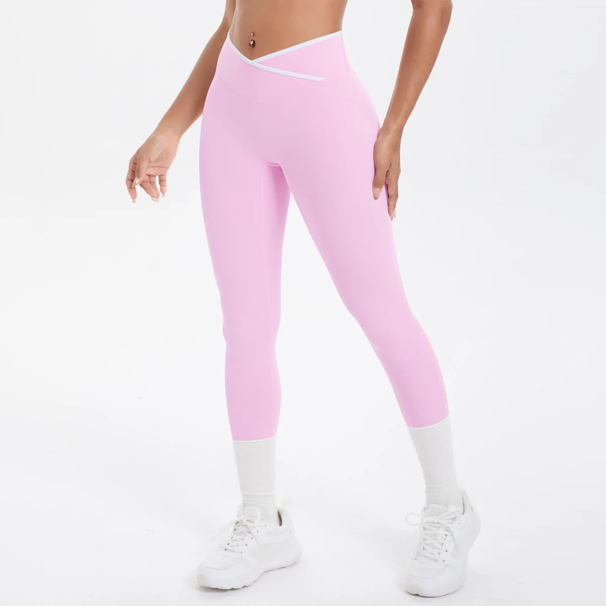 Women Cross High Waisted Sports Suit Breathable Fitness Running Workout Yoga Set Casual Pilates Sportwear Leggings